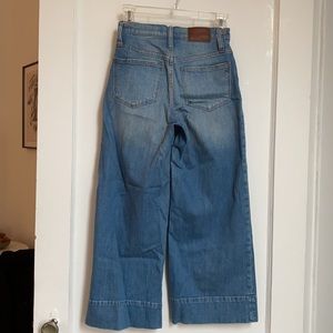 Madewell wide leg crop jeans in great condition
